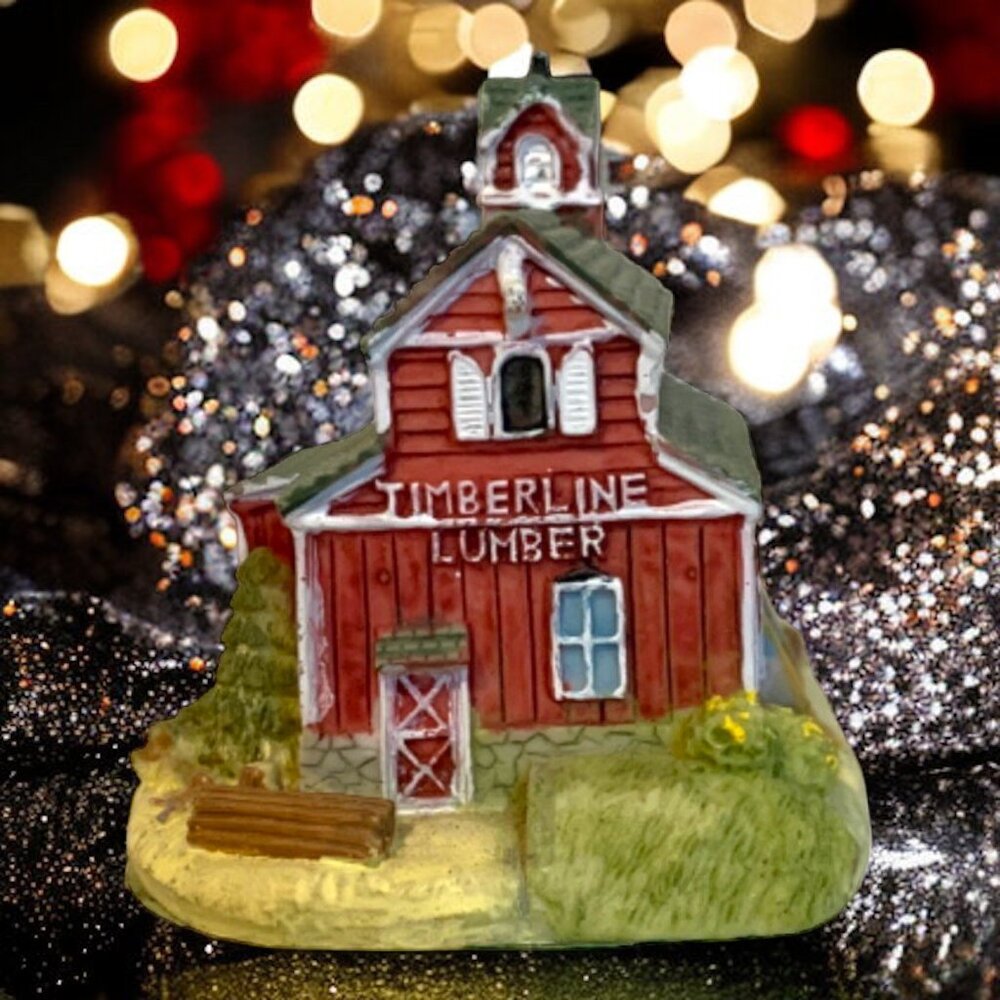 Liberty Falls AH101 Timberline Lumber 1996 Miniature Village Resin Christmas